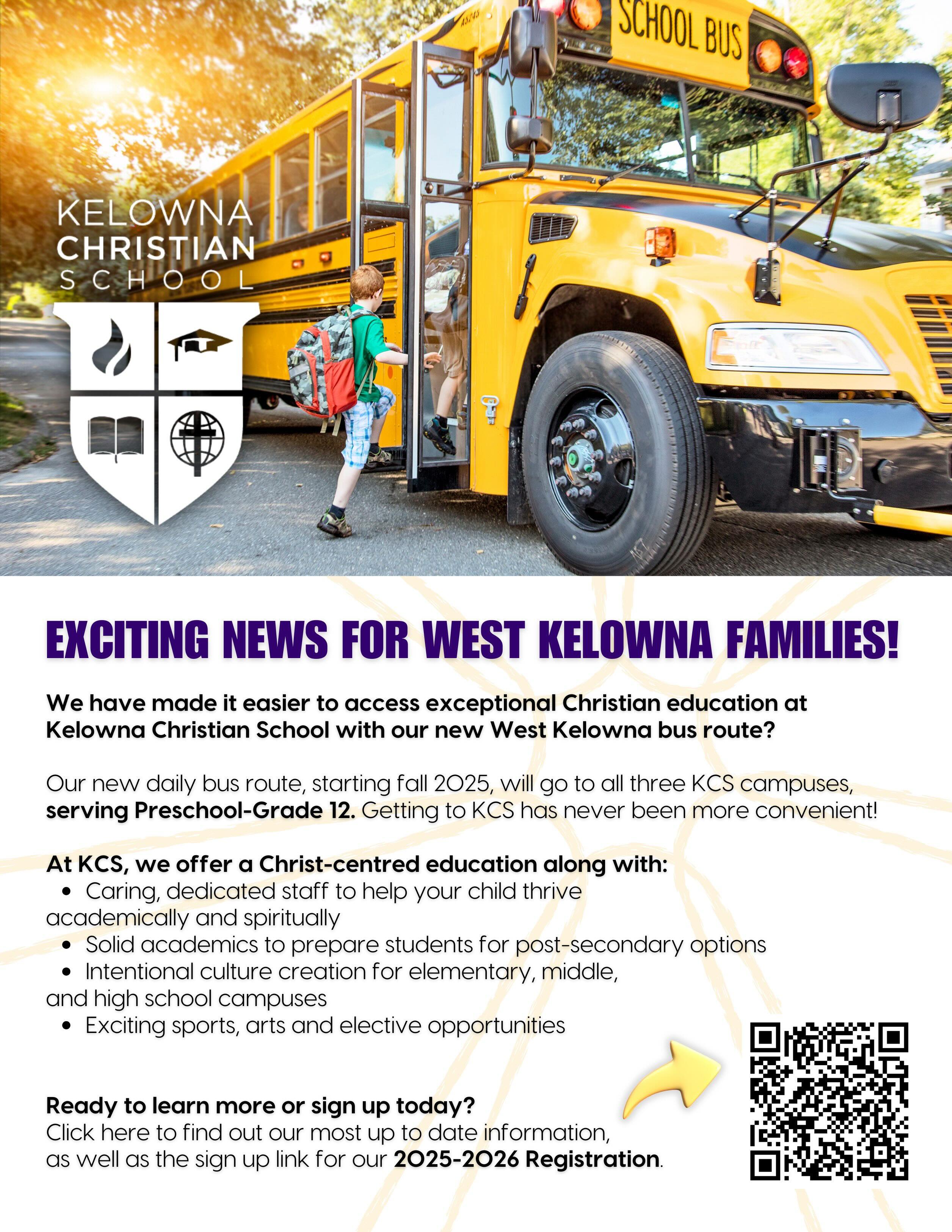 West Kelowna Website home page poster 